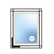 Wholesale - 5"x7" WOOD/METAL PICTURE FRAME C/P 4, UPC: 044021618882